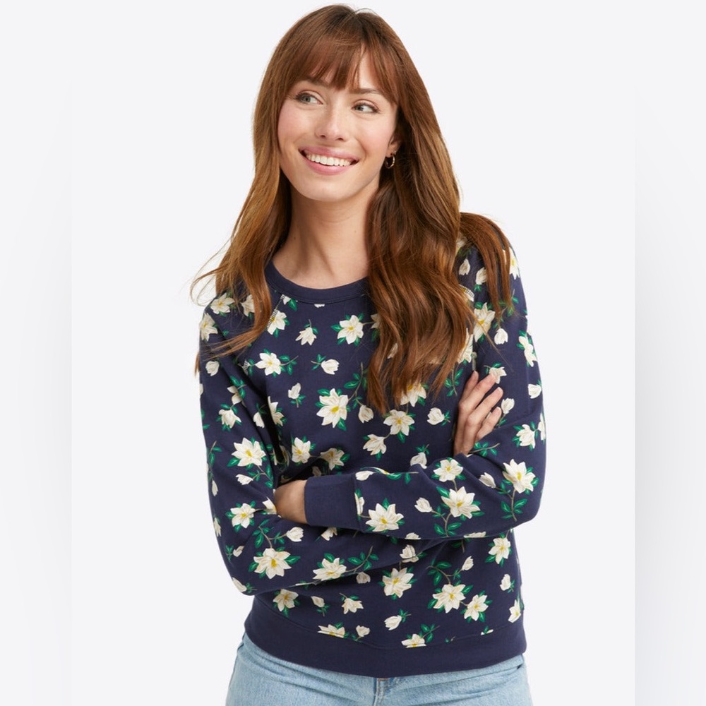 Draper James Natalie Sweatshirt in Magnolia
